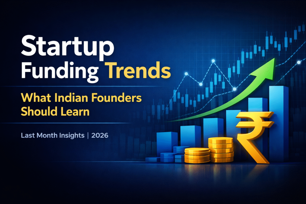 Startup Funding Trends Last Month:  What Indian Founders Should Learn