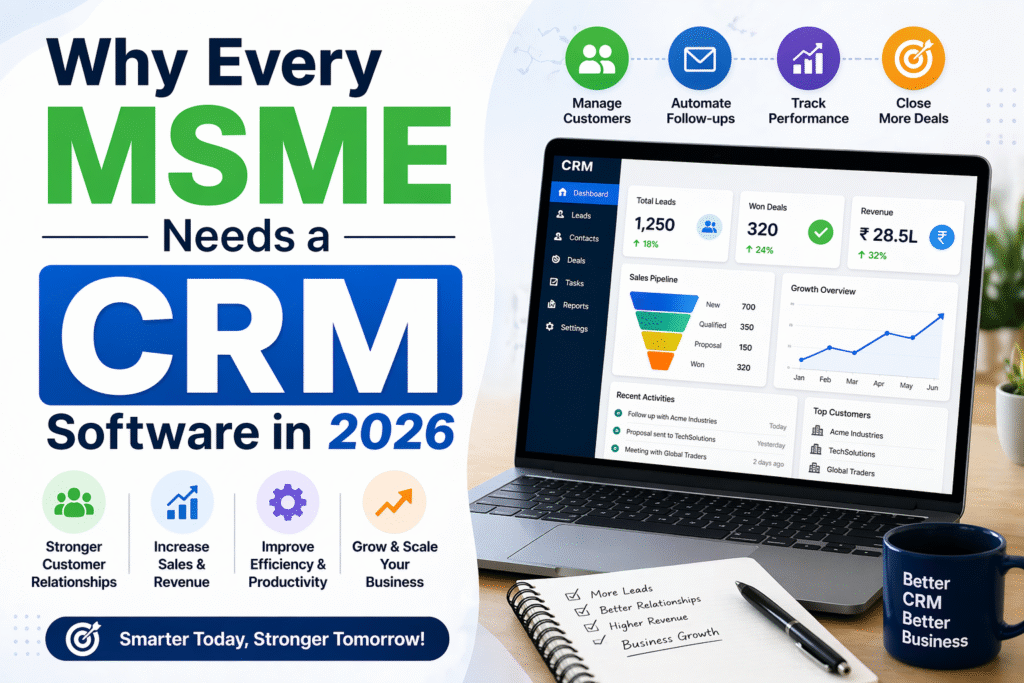 Why Every MSME Needs a CRM Software in 2026