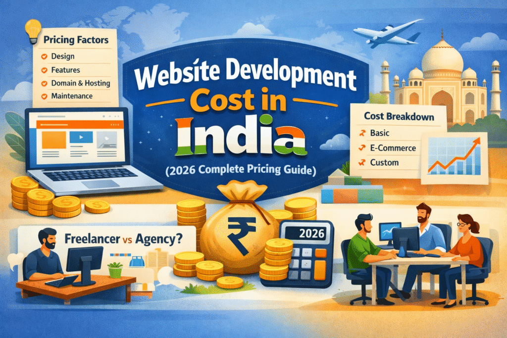 Website Development Cost in India (2026 Complete Pricing Guide)