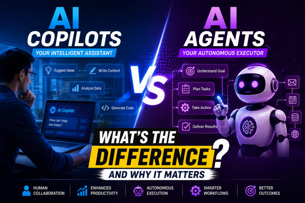 AI Copilots vs AI Agents: What’s the Difference and Why It Matters